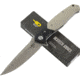 Bestech Knives Swordfish BG03B in 3.8 in Plain Edge Folding Blade, Black and Beige G10 Handle, BG03B