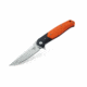 Bestech Knives Swordfish BG03C in 3.8 in Plain Edge Folding Blade, Black and Orange G10Handle, BG03C