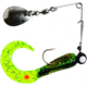 Betts Spin Curl Tail Lure, Chartreuse Crawfish Glitter, 1/32oz, 1 1/2in, 021CT-39N