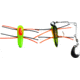 Betts Spin Grunts Grub Lure, Black Stripe/Chartreuse/Orange, 1/16oz, 1 1/4in, 022GRRL-29N