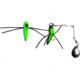Betts Spin Grunts Grub Lure, Catalpa/Black Stripes, 1/32oz, 1in, 021GRRL-21N