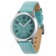 Bia Suffragette Watches, Aqua Dial, Aqua Strap, Steel, One Size, B1010