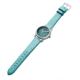 Bia Suffragette Watches, Aqua Dial, Aqua Strap, Steel, One Size, B1010