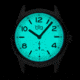 Bia Suffragette Watches, Aqua Dial, Aqua Strap, Steel, One Size, B1010