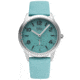 Bia Suffragette Watches, Aqua Dial, Aqua Strap, Steel, One Size, B1010