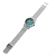 Bia Suffragette Watches, Aqua Dial, Ss Mesh Bracelet, Steel, One Size, B1009