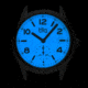 Bia Suffragette Watches, Blue Dial, Blue Strap, Steel, One Size, B1013