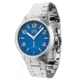Bia Suffragette Watches, Blue Dial, Steel Lonk Bracelet, Steel, One Size, B1003