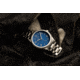Bia Suffragette Watches, Blue Dial, Steel Lonk Bracelet, Steel, One Size, B1003
