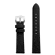 Bia Suffragette Watches, Ivory Dial, Black Strap, Steel, One Size, B1019