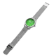 Bia Suffragette Watches, Green Dial, Ss Mesh Bracelet, Steel, One Size, B1006