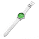 Bia Suffragette Watches, Green Dial, White Strap, Steel, One Size, B1007