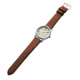 Bia Suffragette Watches, Ivory Dial, Brown Strap, Steel, One Size, B1020