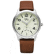 Bia Suffragette Watches, Ivory Dial, Brown Strap, Steel, One Size, B1020