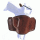 Bianchi 106 Minimalist with Snap Holster - Plain Tan, Left Hand 19261