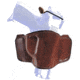 Bianchi 106 Minimalist with Snap Holster - Plain Tan, Right Hand 19272