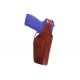 Bianchi 19L Thumbsnap Belt Slide Holster, Right Hand, Tan, 14600