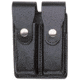 Bianchi 20C Double Magazine Pouch - Plain Black, Brass 12564