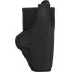Bianchi 7115 Vanguard Mid-Ride Duty w/ Jacket Slot Belt Loop Holster, Right Hand, Black, 18543