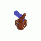Bianchi 77 Piranha Holster - Plain Tan, Left Hand 24097