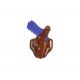 Bianchi Piranha 77 Holster, Glock 19/Glock 23/Glock 19C/Glock 23C/Glock 19MB, Left Hand, Plain, Tan, 24105