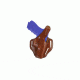 Bianchi 77 Piranha Holster - Plain Tan, Right Hand 24100