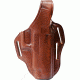 Bianchi 77 Piranha Leather Belt Holster Plain, Right Hand  24120