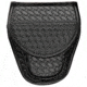 Bianchi 7900 Covered Cuff Case - Plain Black, Brass 22180