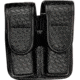 Bianchi 7902 Double Mag Pouch - Plain Black, Hidden 22074