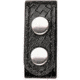 Bianchi 7906 Belt Keeper - 4 pack - Plain Black, Brass 22186