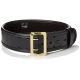 Bianchi 7965 ErgoTek Sam Browne Belt - Plain Black, Brass, Waist Size 38-40in, 22448
