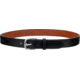 Bianchi B12 Reversible Sport Stitched Belt - Plain Black,Size 32 12876