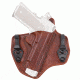 Bianchi Allusion Model 135 Suppression IWB Leather Holster, Left Hand, Glock 43, Tan 26931