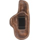 Bianchi Cowhide Leather Belt IWB Holster, Smith &amp; Wesson M&amp;P 9 Shield, Right Hand, Weathered Tan, 1330962