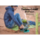 Big Agnes TwisterCane Bio Foam Sleeping Pad, Green/Gray, PTCBFR21