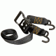 Muddy Heavy-Duty 6ft Ratchet Strap, includes 2-Vinyl-Coated Steel Hooks, Black TA020