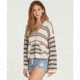 Billabong Baja Long Sleve Beach Hooded Sweater - Womens, Cream, Large JV01QBBA-CRM-L