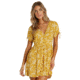 Billabong Twirl Twist Dress - Womens, Burnt Gold, Small, JD04VBTW-BUG-S