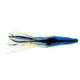 Billfisher Tuna Tail Skirt, 6", Blue/White Black Mackerel Stripe, 10/Pack, TT610-BWM