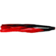 Billfisher Tuna Tail Skirt, 6", Red/Black, 10/Pack, TT610-RBK