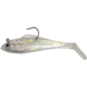 Billy Bay Halo Shad, 1/8 oz, Clear Silver Sparkle, 3/Pack, 888-8-3-1