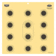 Birchwood Casey 35024 Dirty Bird Air Rifle Target 12 12 Pack, BC-35024