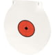 Birchwood Casey AR500 Gong, 12in Round Target, 3/8in, White, BC-RND12-38