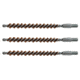Birchwood Casey BWC Bronze Cleaning Brushes .243/6mm/.257 Calibers Three-Pack
