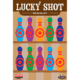 Birchwood Casey Lucky Shot Bowling Pins Dirty Bird Target, 12x18in, 6 Targets, BC-35773