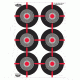 Birchwood Casey Dirty Bird Multiple Bull's-Eye Targets 12x18 Inches 8 Per Package, BC-35705
