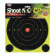 Birchwood Casey E&amp;F Shoot-N-C Bullseye Targets 20cm 5 Per Package