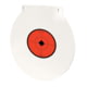 Birchwood Casey 1/2in Round Target Plate, Steel, 10in, Black/Red/White, RND10
