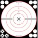 Birchwood Casey Shoot-N-C White/Black 8 Inch Round Bullseye 6 Plus 72 Pasters 34802B