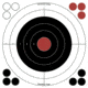 Birchwood Casey Stick-A-Bull Self-Adhesive Bullseye Targets 12x12 Inch 5 Per Pack With 60 Pasters, BC-33912